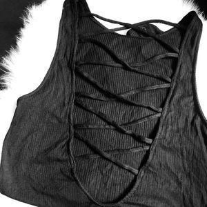 Black Pink Victoria Secret bodysuit